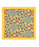 AMBER YELLOW, SILK Pocket Square– Vintage Paisely