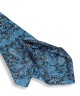 BLACK-FIROZI, 7 Fold Silk Tie – Vintage Paisely