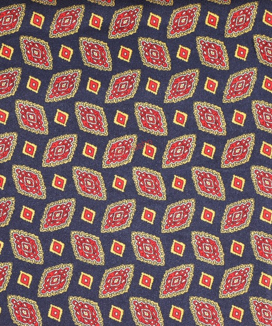 DARK NAVY, I- SILK Pocket Square– The Pattern House