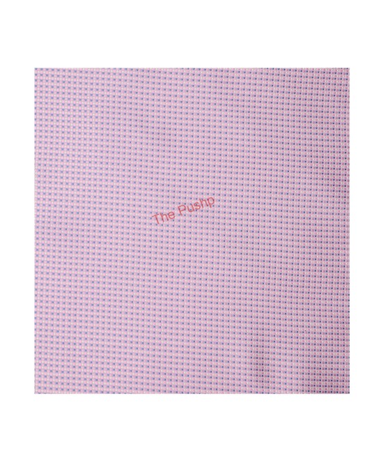 FLAMINGO PINK, Micro Pocket Square – Dots & Checks