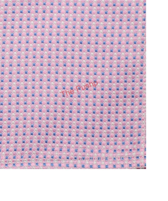 FLAMINGO PINK, Micro Pocket Square – Dots & Checks