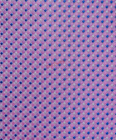 CHECKERED PINK, 5 Fold Micro Tie and Pocket Square – Dots & Checks