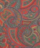 RUBY RED, Silk Pocket Square – Vintage Paisley